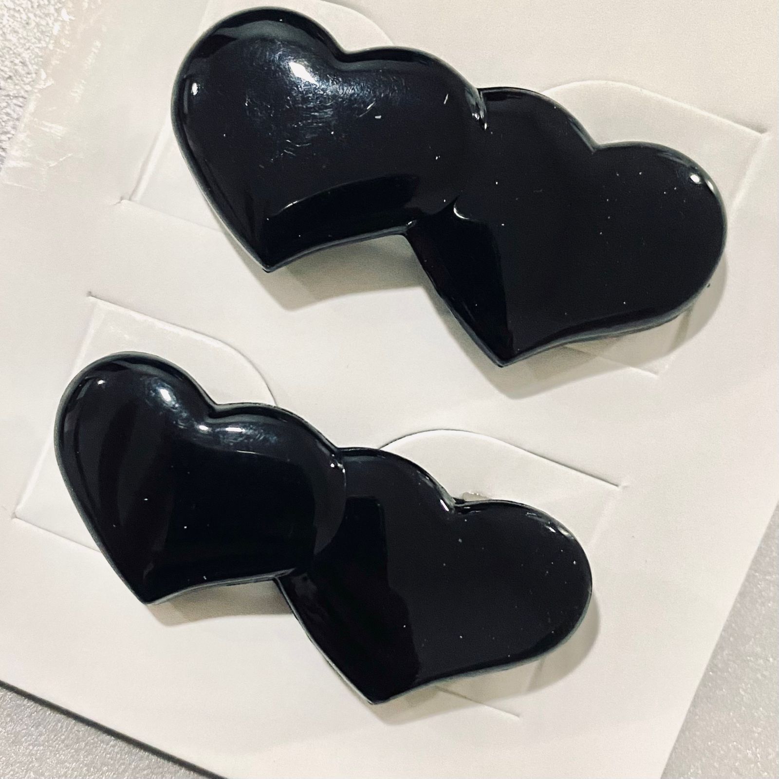 Hebilla Heart Black